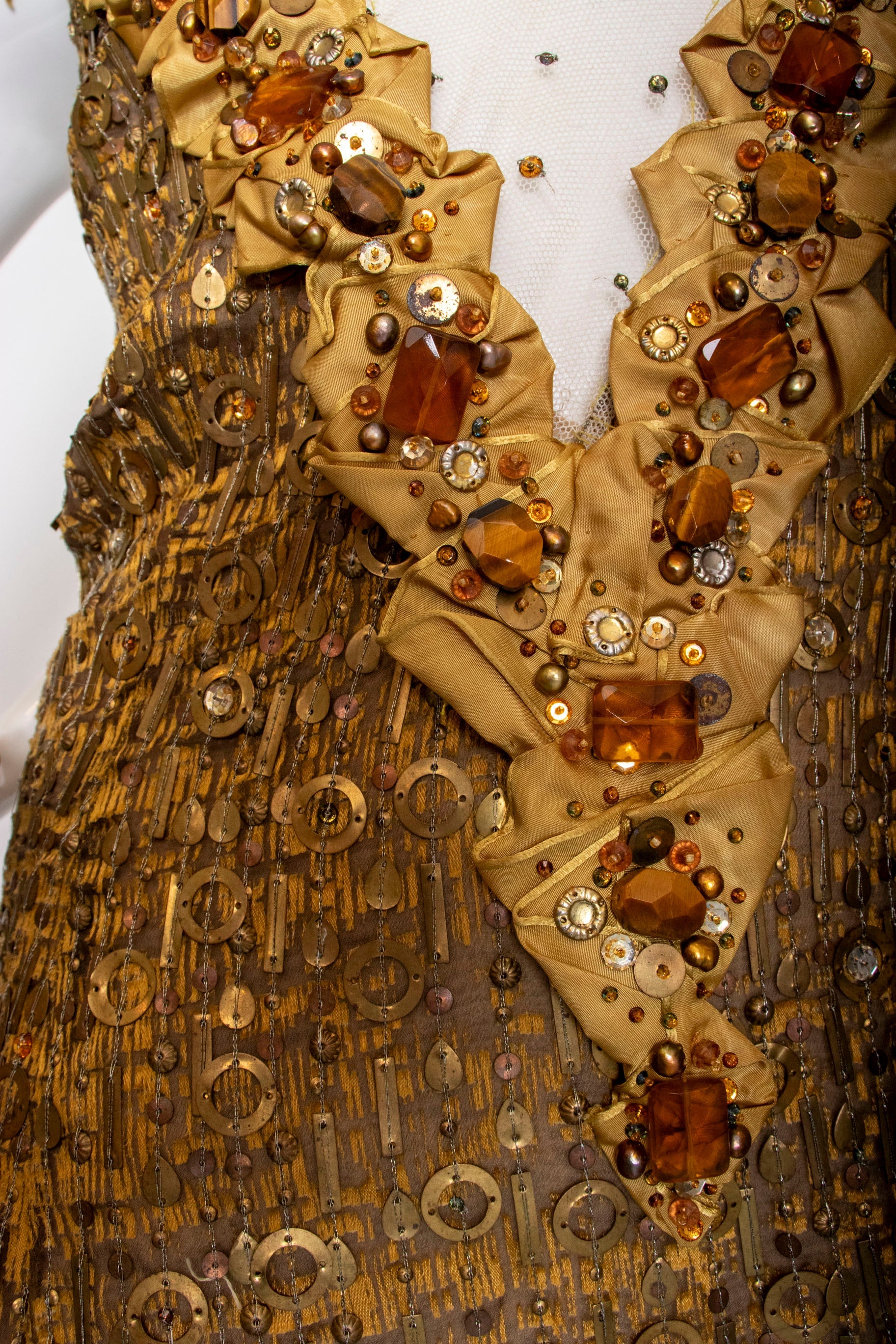 Carolina Herrera Gold Dress