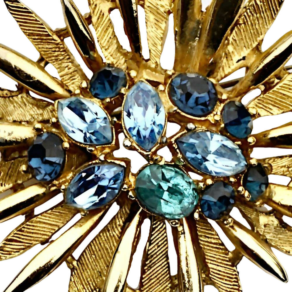 gold-plated-and-blue-rhinestone-brooch-by-exquisite-circa-1960s - 2zo