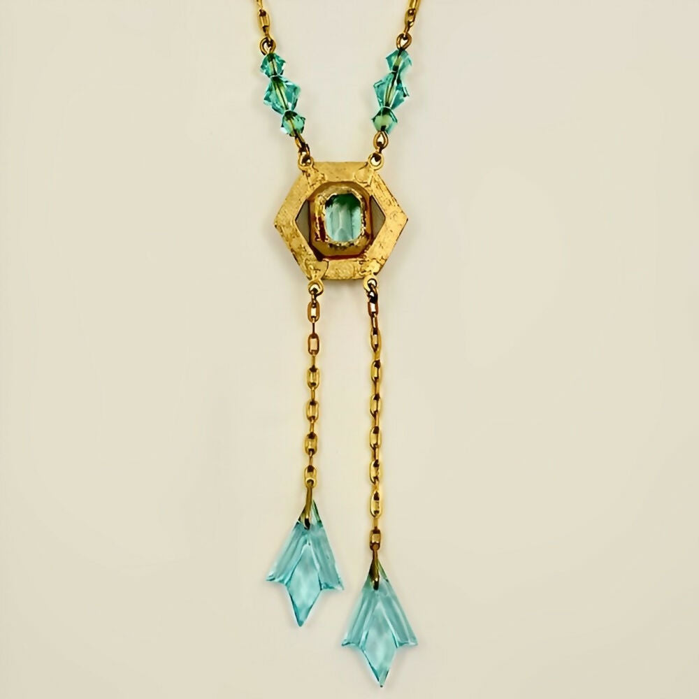 art-deco-gold-plated-marcasite-and-aqua-blue-glass-negligee-necklace-3z