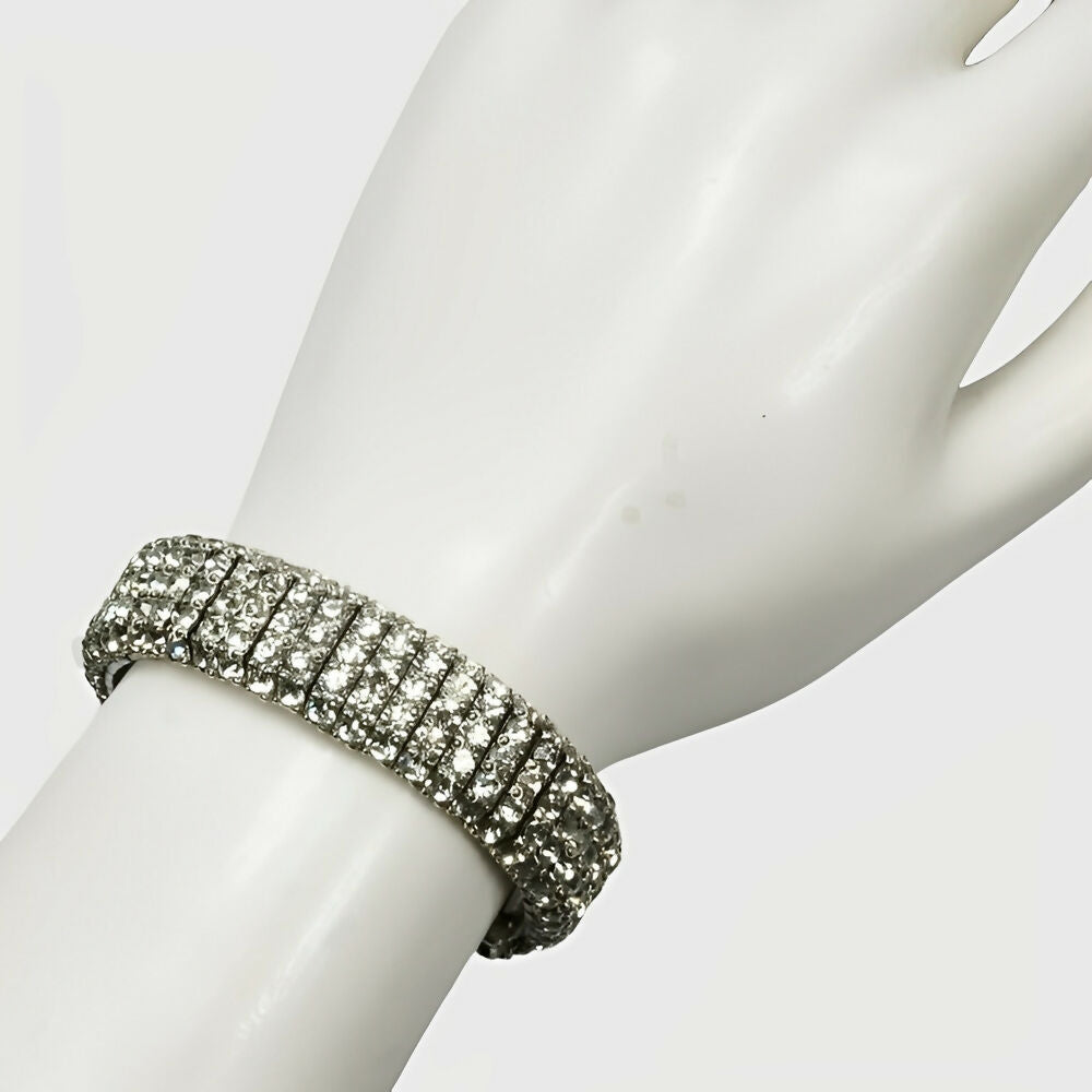 art-deco-silver-tone-five-row-channel-set-rhinestone-link-bracelet-6p