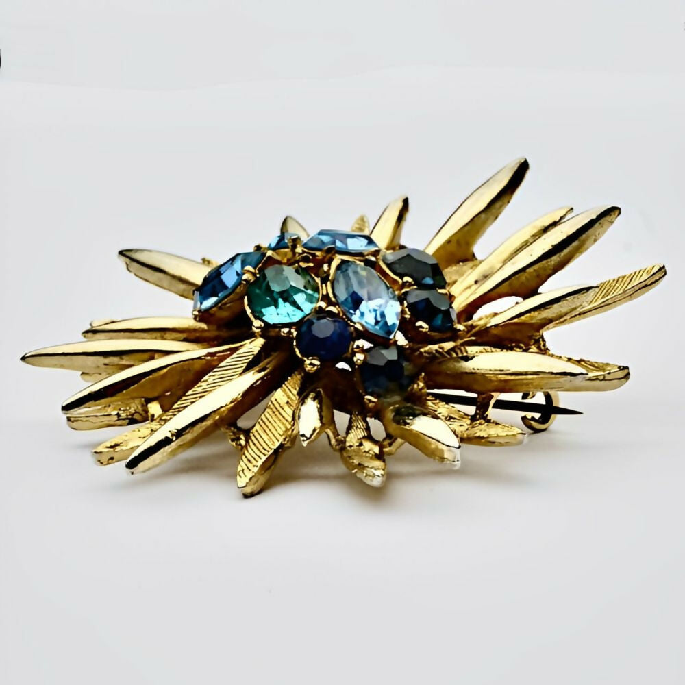 gold-plated-and-blue-rhinestone-brooch-by-exquisite-circa-1960s - 5z