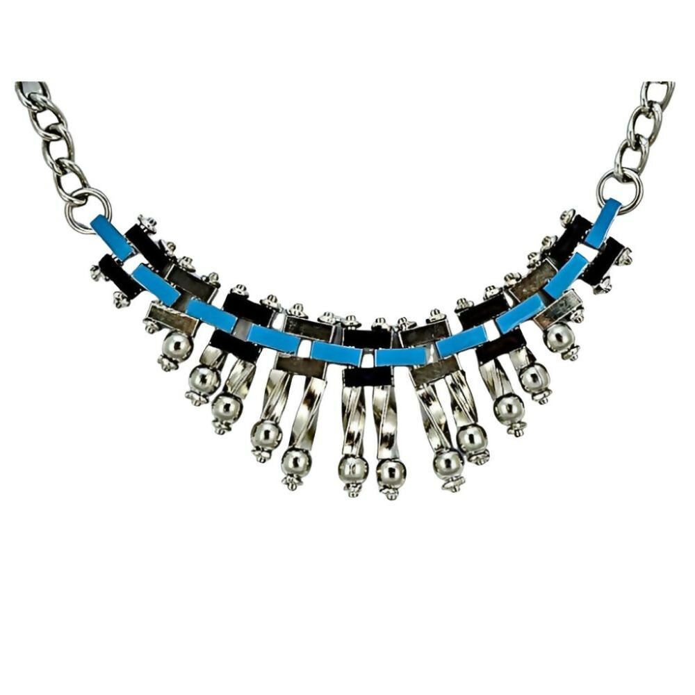 Jakob-Bengel-Art-Deco-Chrome-Plated-Blue-and-Black-Enamel-Necklace-circa-1930s-2zs