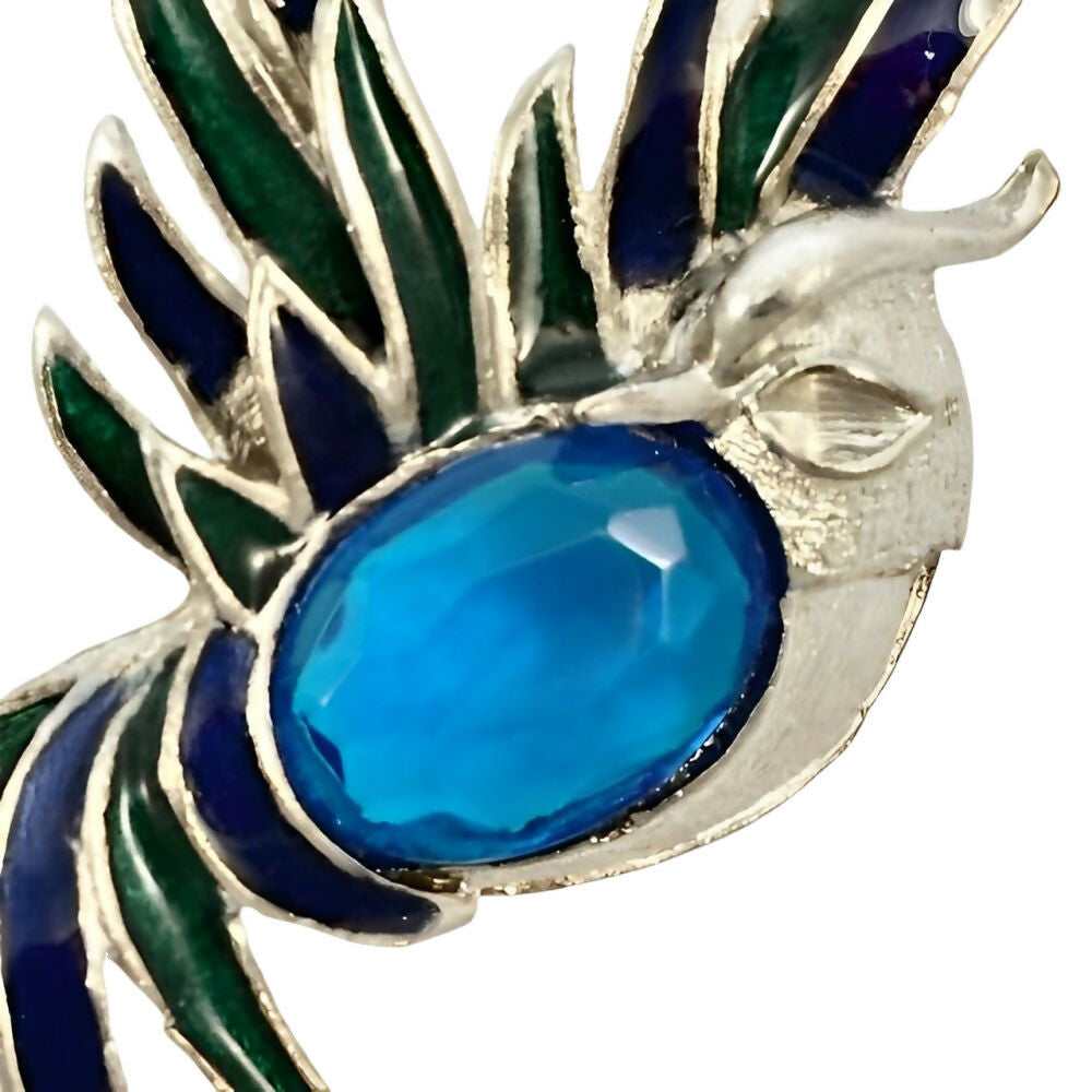 silver-plated-blue-and-green-enamel-bird-brooch-circa-1980s - 2z