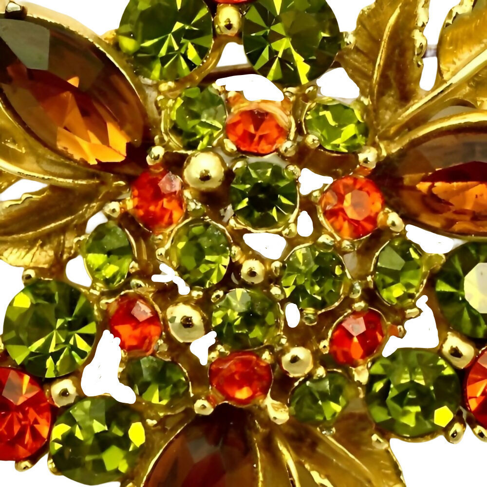 triangular-gold-tone-leaf-and-flower-design-brooch-with-green-orange-and-brown-crystals-2z