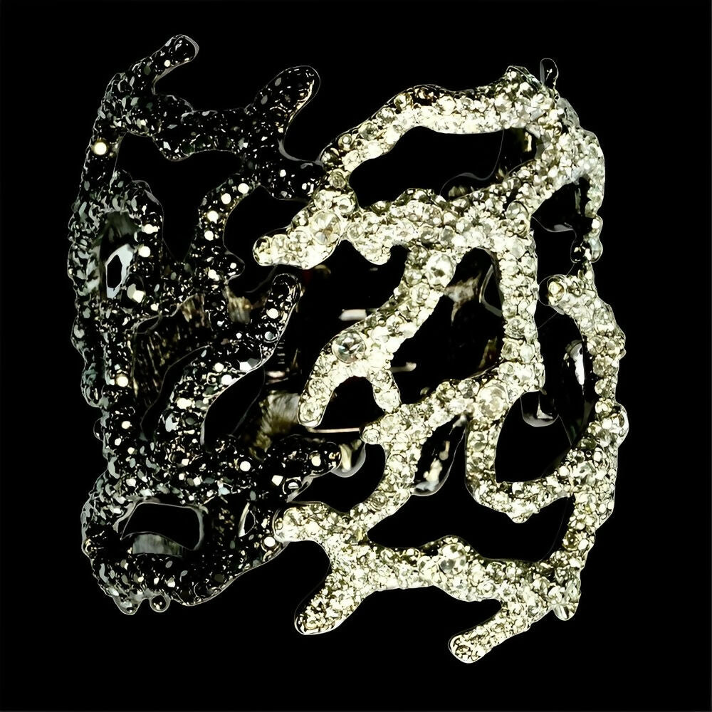 kenneth-lane-dark-grey-and-clear-crystal-bracelet-in-a-coral-branch-design-7p