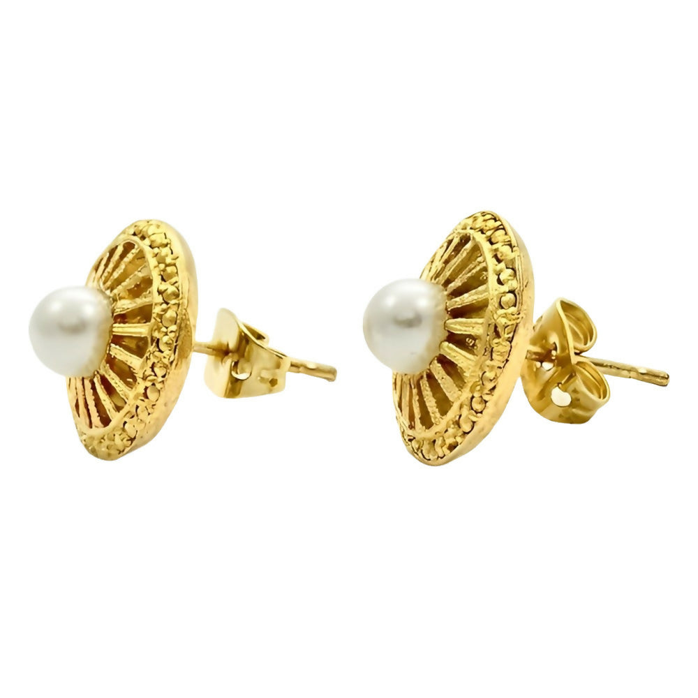 gold-plated-round-pierced-earrings-with-single-faux-pearls-2z