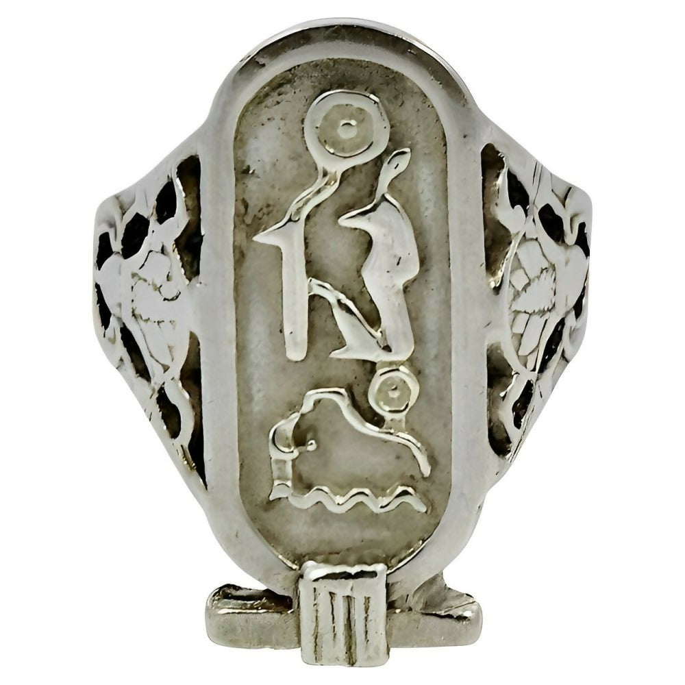 sterling-silver-egyptian-revival-pharaonic-cartouche-ring-circa-1970s-1z