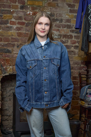 Anarchy Denim Jacket - Vintage Oversized Levi’s Denim Jacket