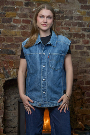 Anarchy Denim Gilet - Vintage Levi’s Sleeveless Denim Gilet