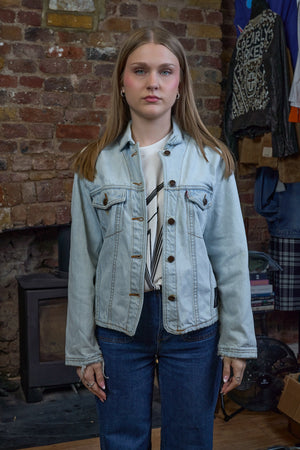 Anarchy Denim Jacket - Vintage Levi’s Pale Denim Jacket