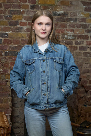 Anarchy Vintage Blue Denim Jacket