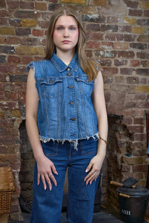 Anarchy Vintage Levi’s Cut-Off Denim Gilet