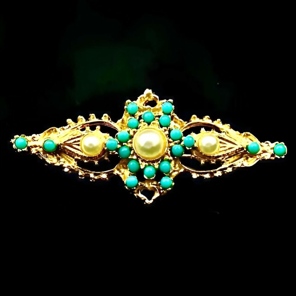 gold-plated-faux-turquoise-and-faux-pearl-brooch-circa-1990s-6z