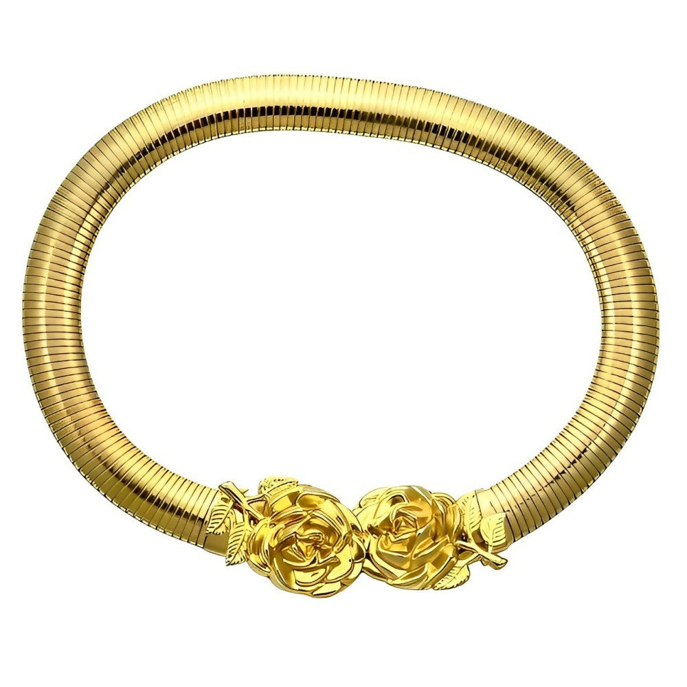 Gold-Plated-Omega-Collar-Necklace-with-Rose-Flowers-circa-1970s-1z