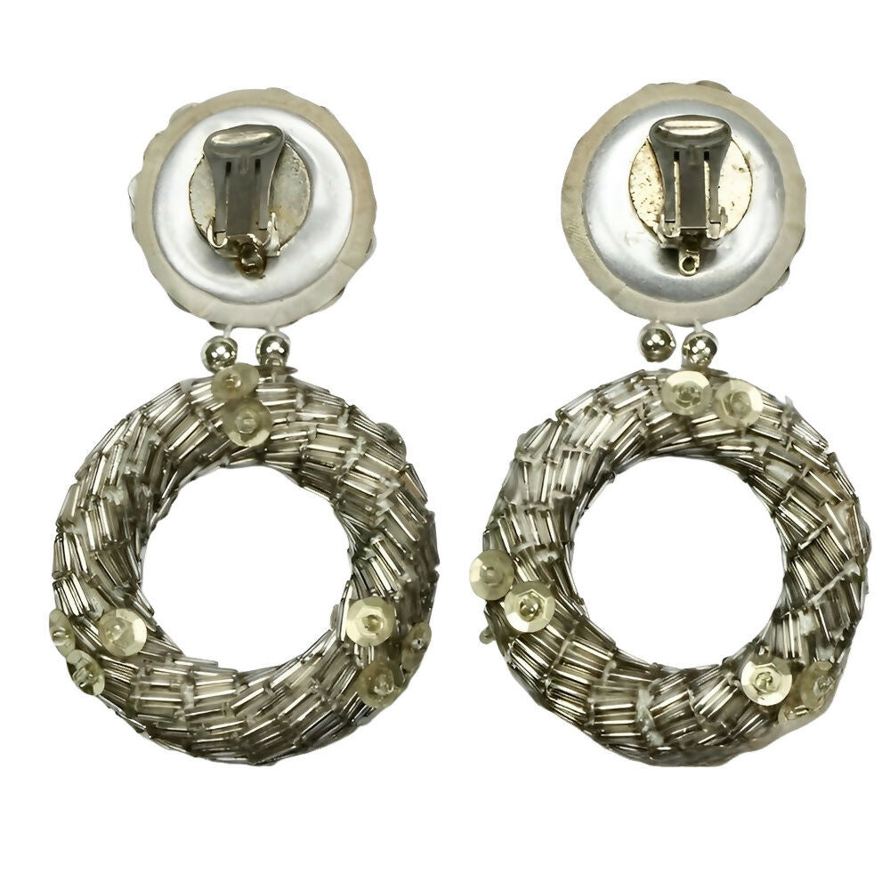 silver-tone-hoop-clip-earrings-with-silver-glass-beads-and-silver-sequins-1960s-2p