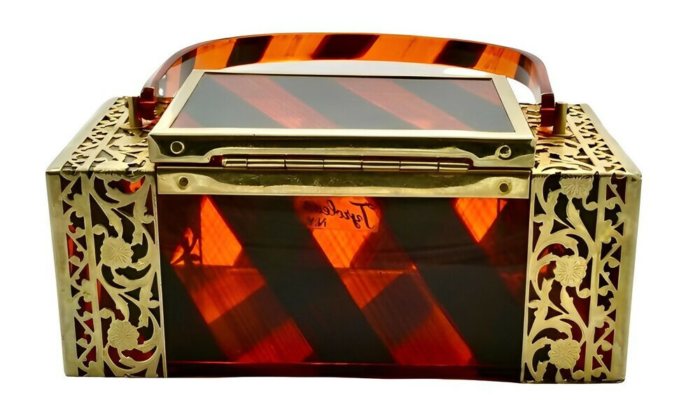 tyrolean-new-york-gold-tone-filigree-black-and-orange-striped-lucite-handbag-7p