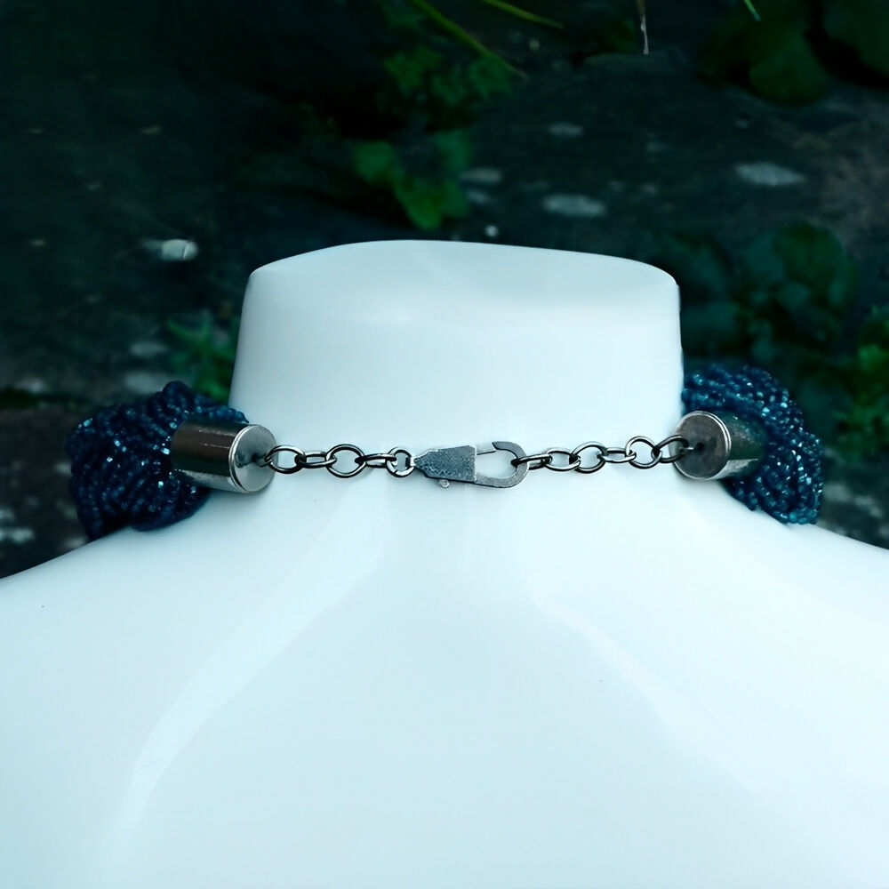 plaited-multi-strand-blue-glass-bead-statement-necklace-4p