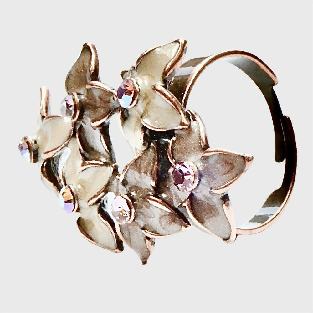 copper-tone-six-enamel-flowers-adjustable-ring-with-pink-and-aurora-borealis-crystals-3p