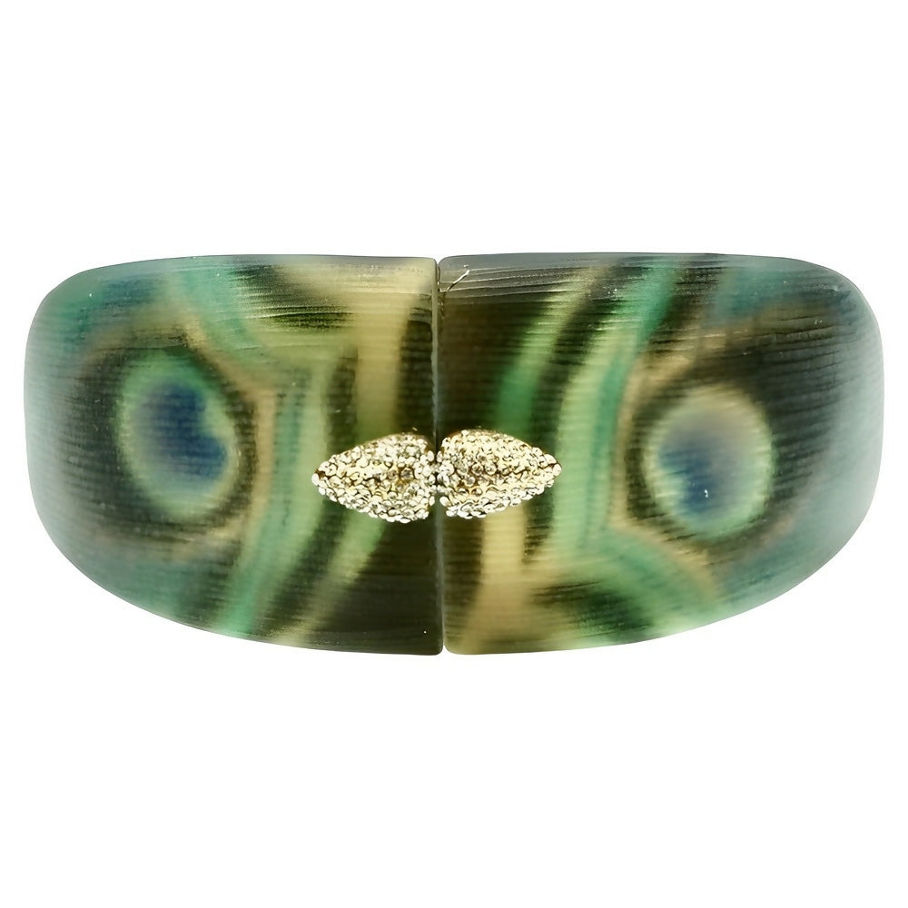 alexis-bitttar-gold-plated-and-lucite-peacock-bangle-with-rhinestones-1p