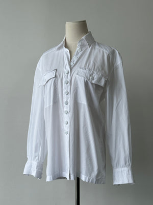 Escada By Margaretha Ley 1990s Pure Cotton Shirt - S