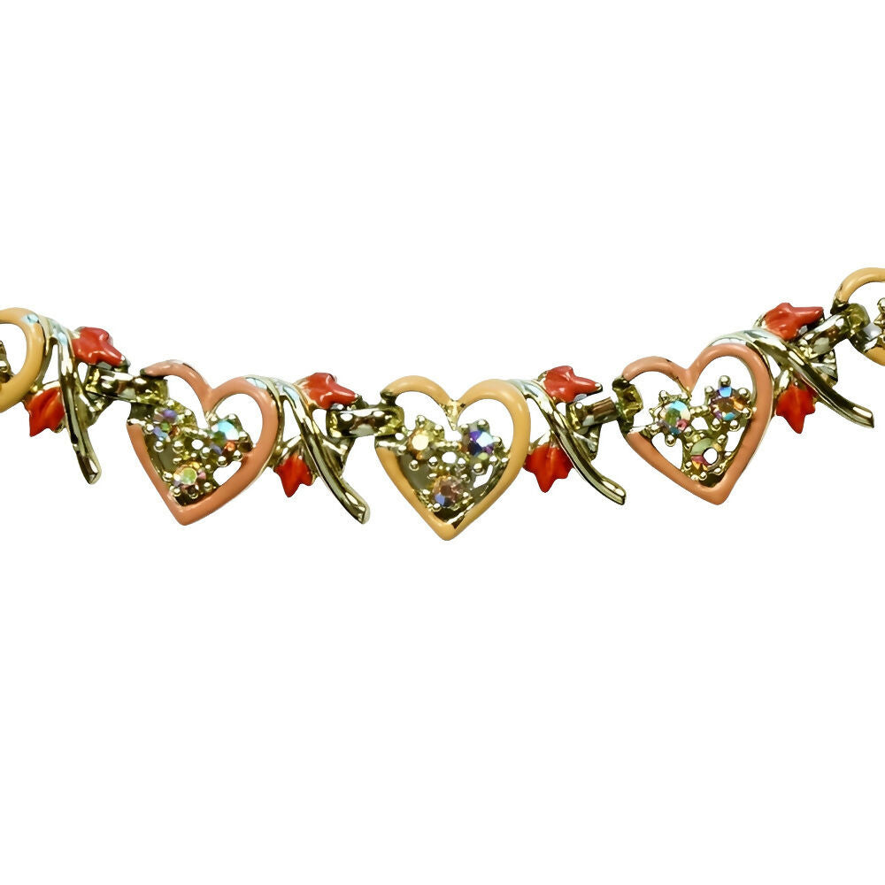 jewelcraft-enamel-heart-necklace-bracelet-earrings-set-with-rhinestones-3p