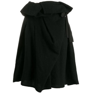 Comme des Garçons Black Wool Skirt - '90s