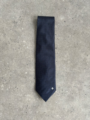 Versace Classic V2 1990s Pure Silk Logo Tie