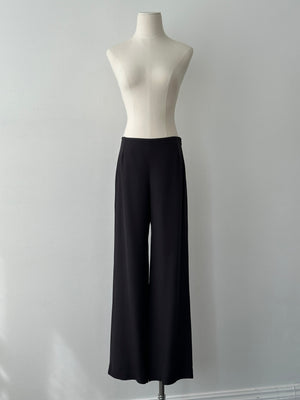 Armani Collezioni 2000s Silk Wide Leg Trousers - W28