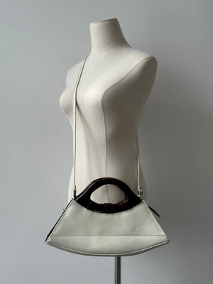 Italian Vintage 1990s Leather Crossbody Bag