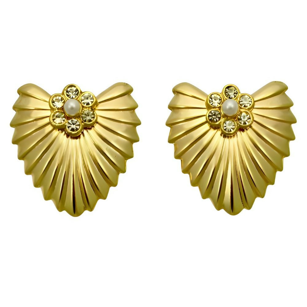 gold-tone-leaf-design-clip-on-earrings-with-faux-pearls-and-clear-crystals-1z