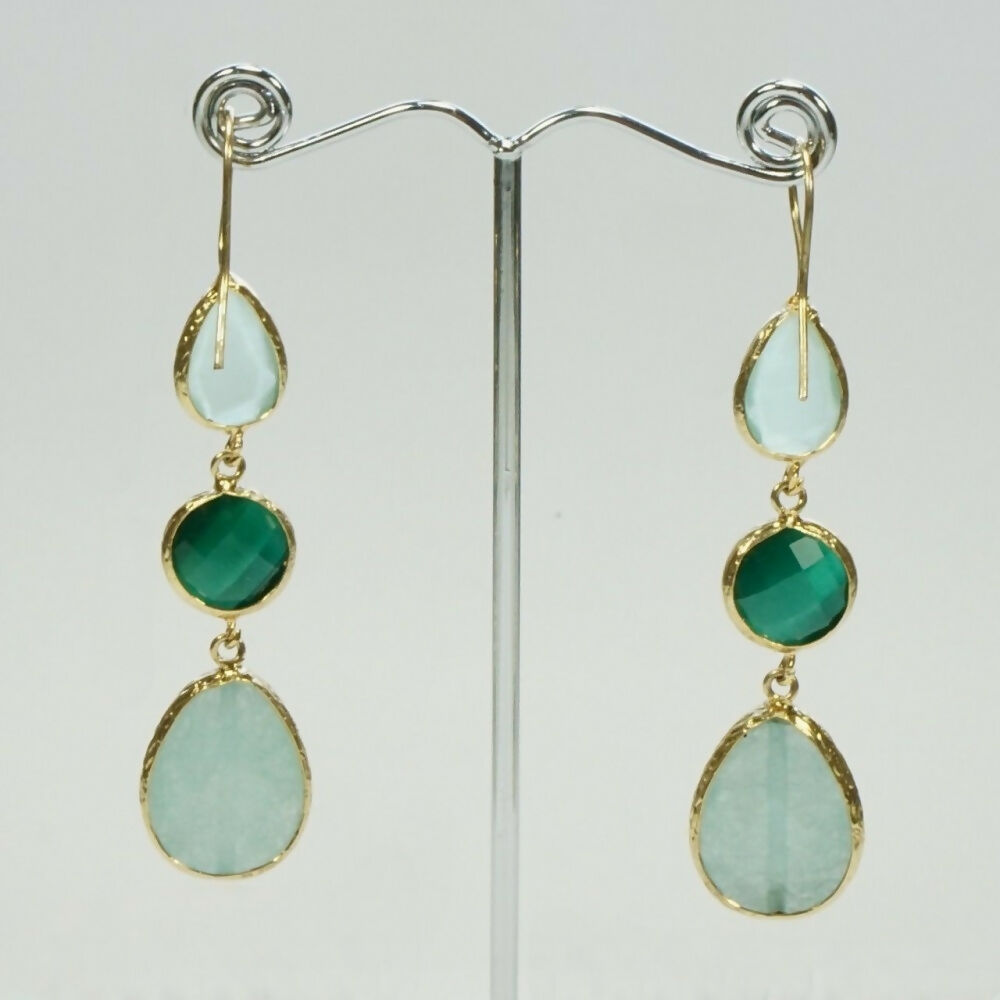 gold-plated-tear-drop-and-round-green-glass-crystals-pierced-drop-earrings-4p