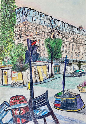 View from West Grove Cafe Notting Hill W2