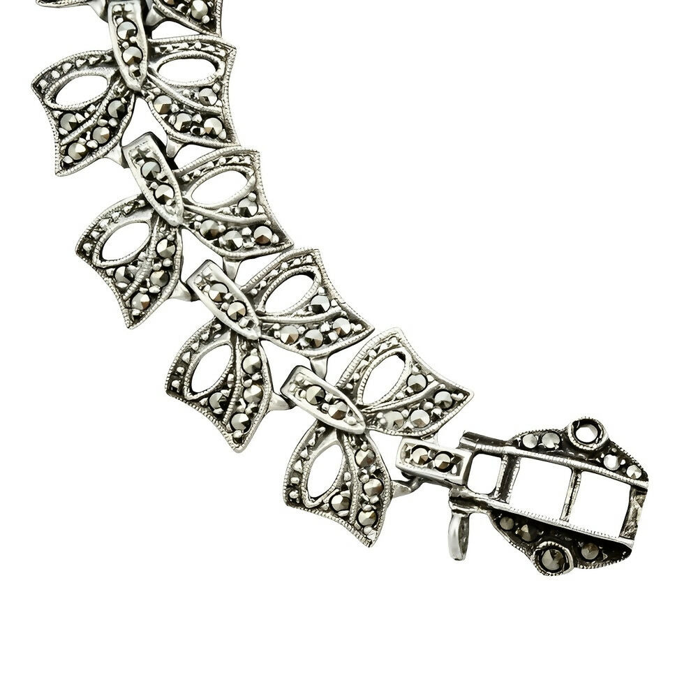 silver-and-marcasite-bow-design-link-bracelet-circa-1930s-4p