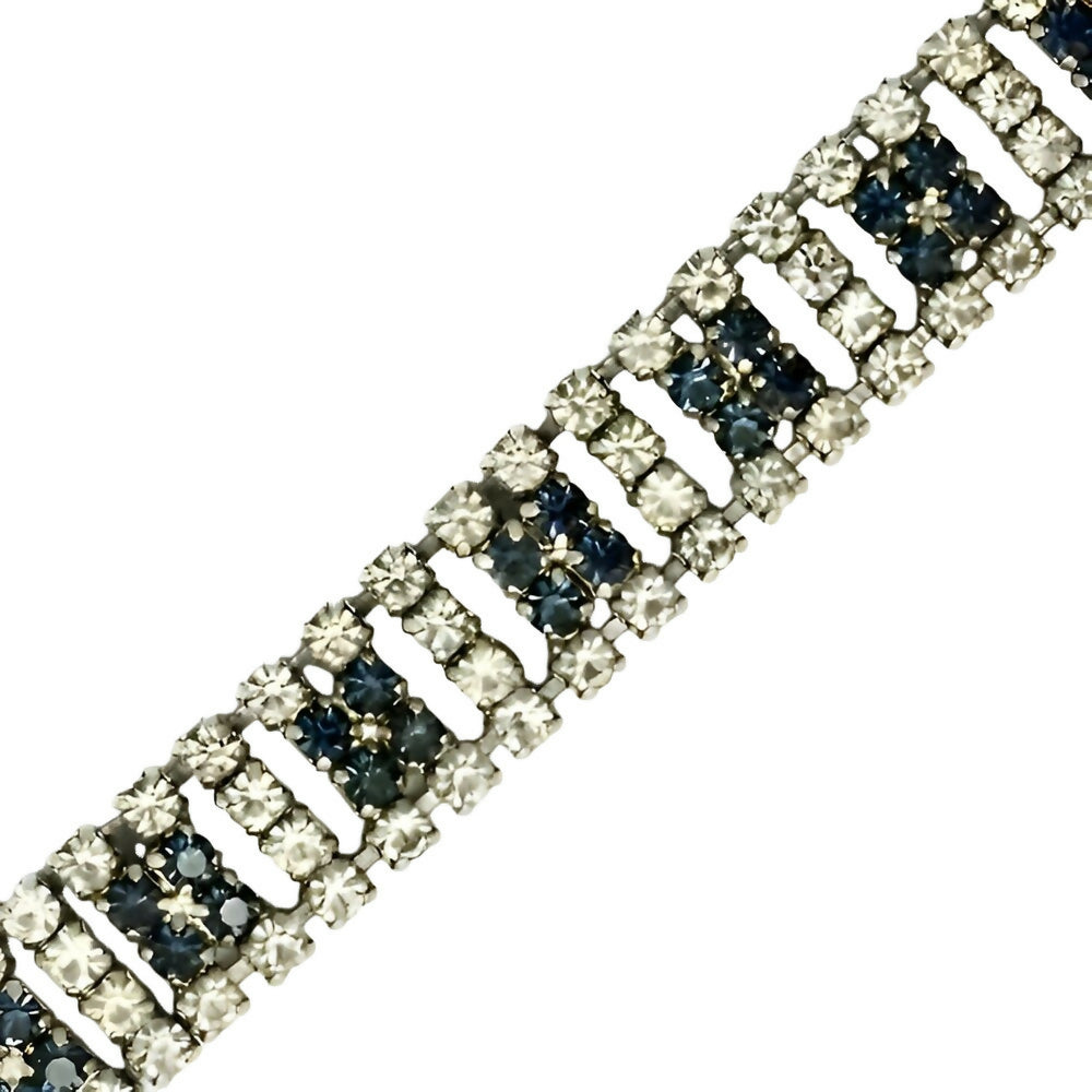 silver-tone-clear-and-blue-rhinestones-bracelet-circa-1950s-2z(1)