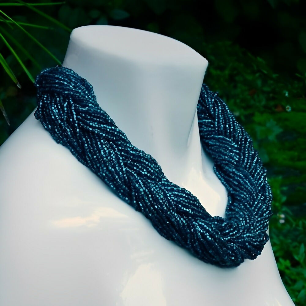 plaited-multi-strand-blue-glass-bead-statement-necklace-3p