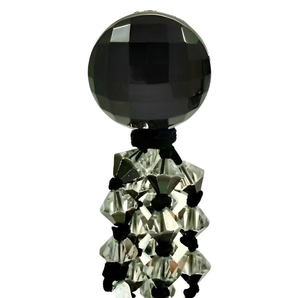 black-and-clear-glass-silver-tone-clip-on-chandelier-statement-earrings-1960s-3z