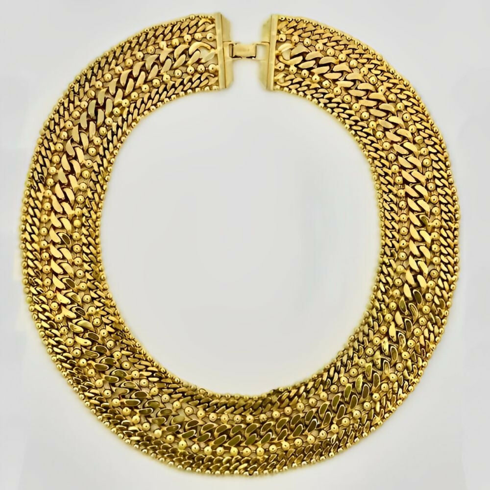 monet-gold-plated-curb-and-ball-link-chain-collar-necklace-circa-1980s-5z