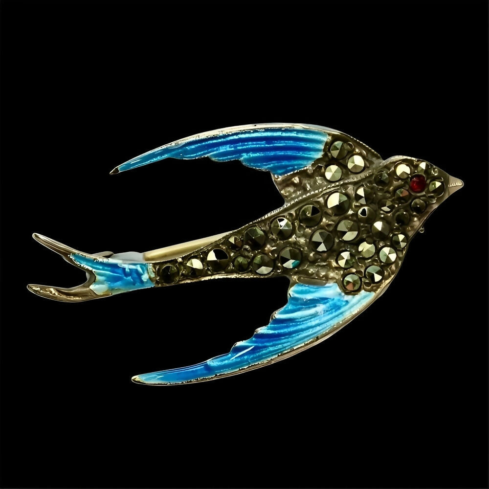sterling-silver-marcasite-blue-enamel-swallow-bird-brooch-circa-1930s-5p