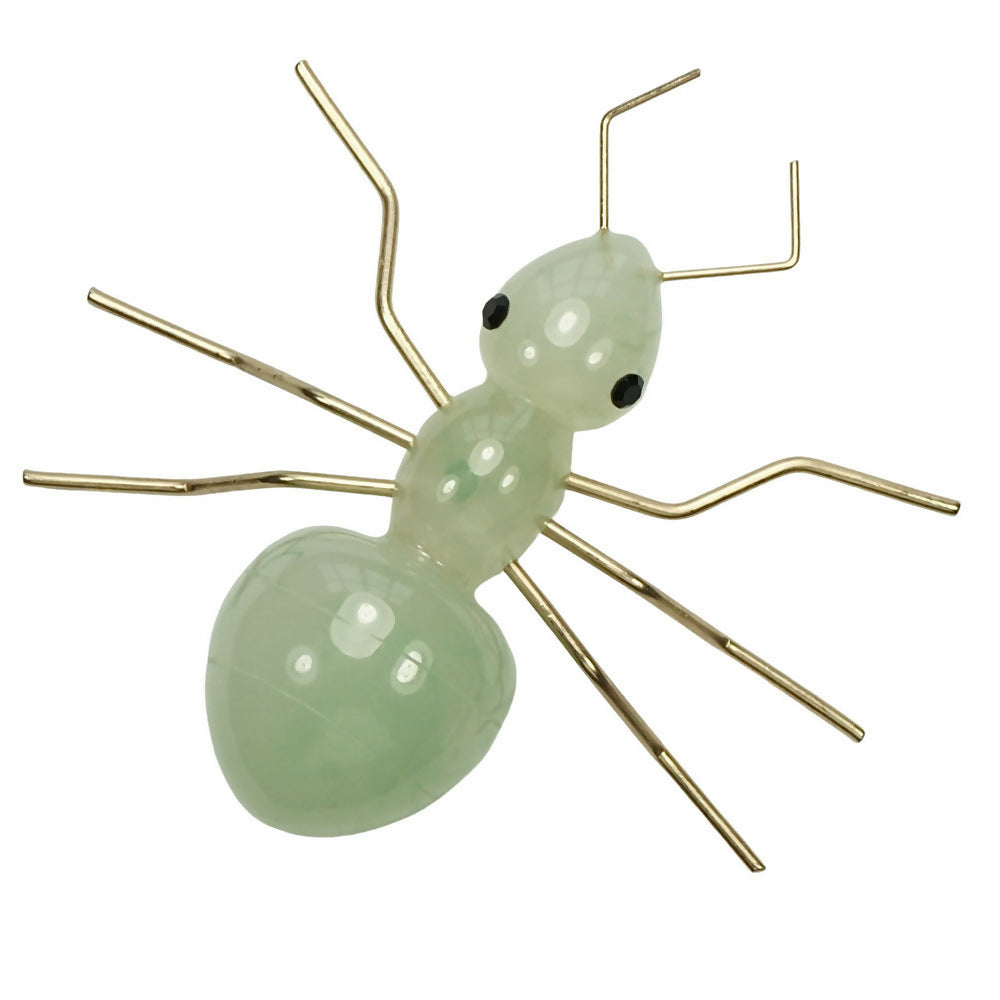 light-green-stylized-resin-ant-brooch-with-gold-tone-legs-and-feelers-1p