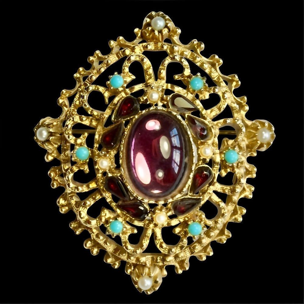 sphinx-gold-plated-renaissance-style-brooch-with-faux-gemstones-7p