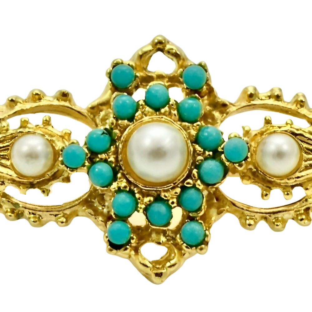 gold-plated-faux-turquoise-and-faux-pearl-brooch-circa-1990s-2z(1)