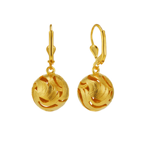 DAY DROP EARRINGS 18K GOLD VERMEIL
