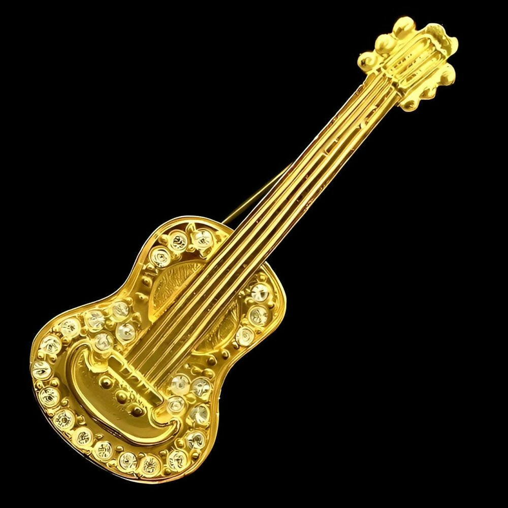 gold-plated-guitar-brooch-with-round-clear-crystals-4z