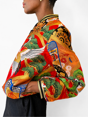 Vintage Japanese Uchikake Bomber