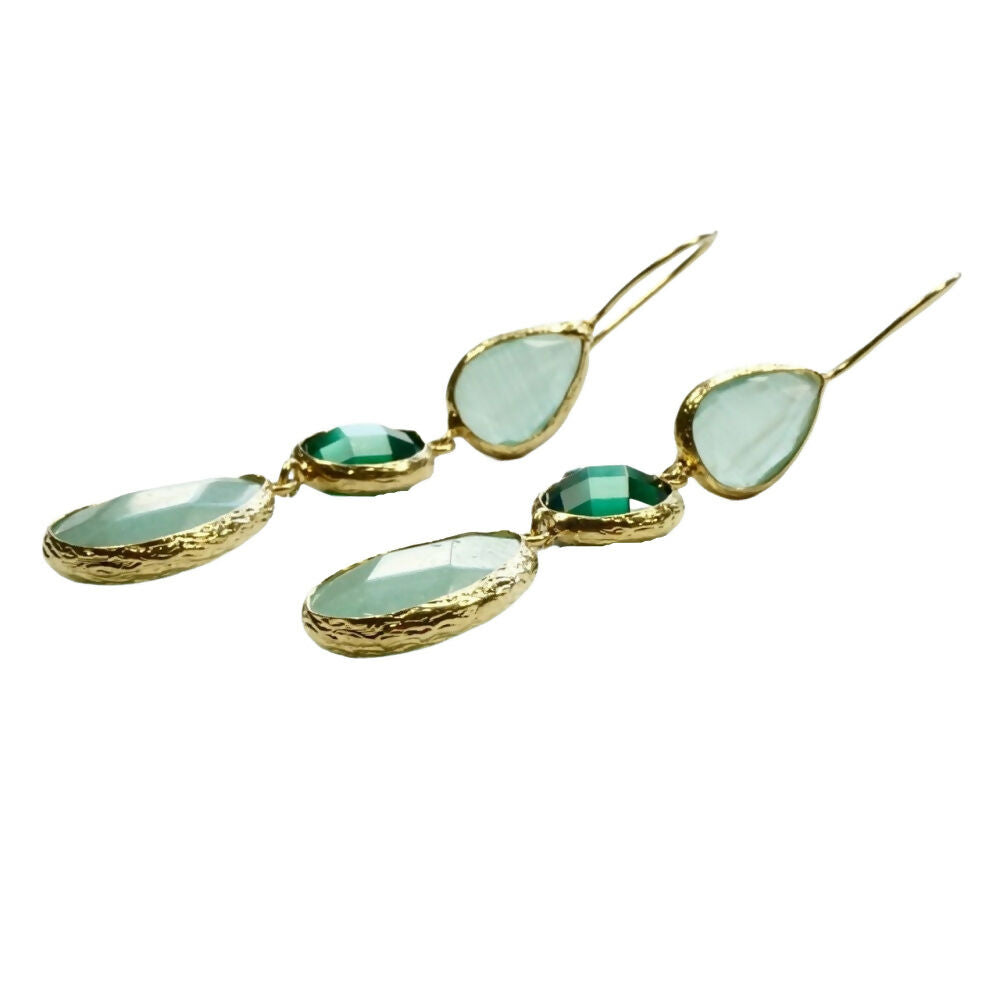 gold-plated-tear-drop-and-round-green-glass-crystals-pierced-drop-earrings-5p