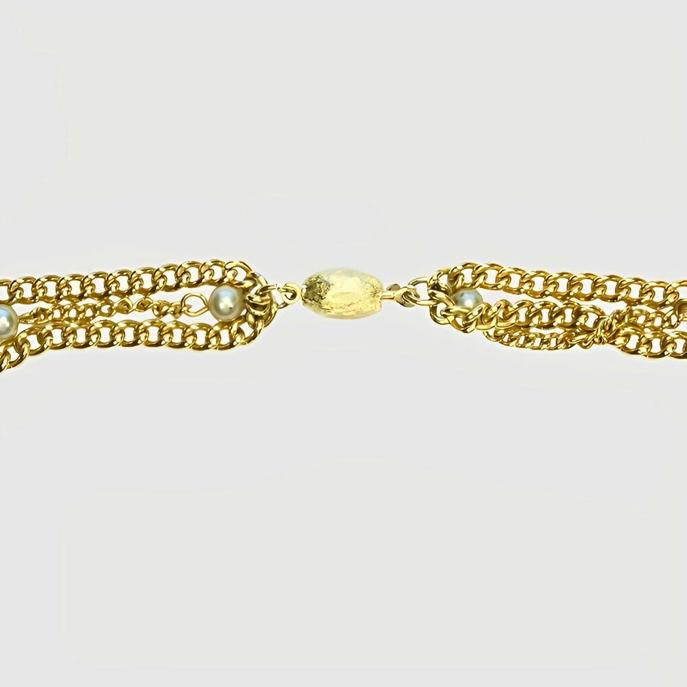 gold-plated-three-strand-curb-chain-necklace-with-grey-faux-pearls-3p