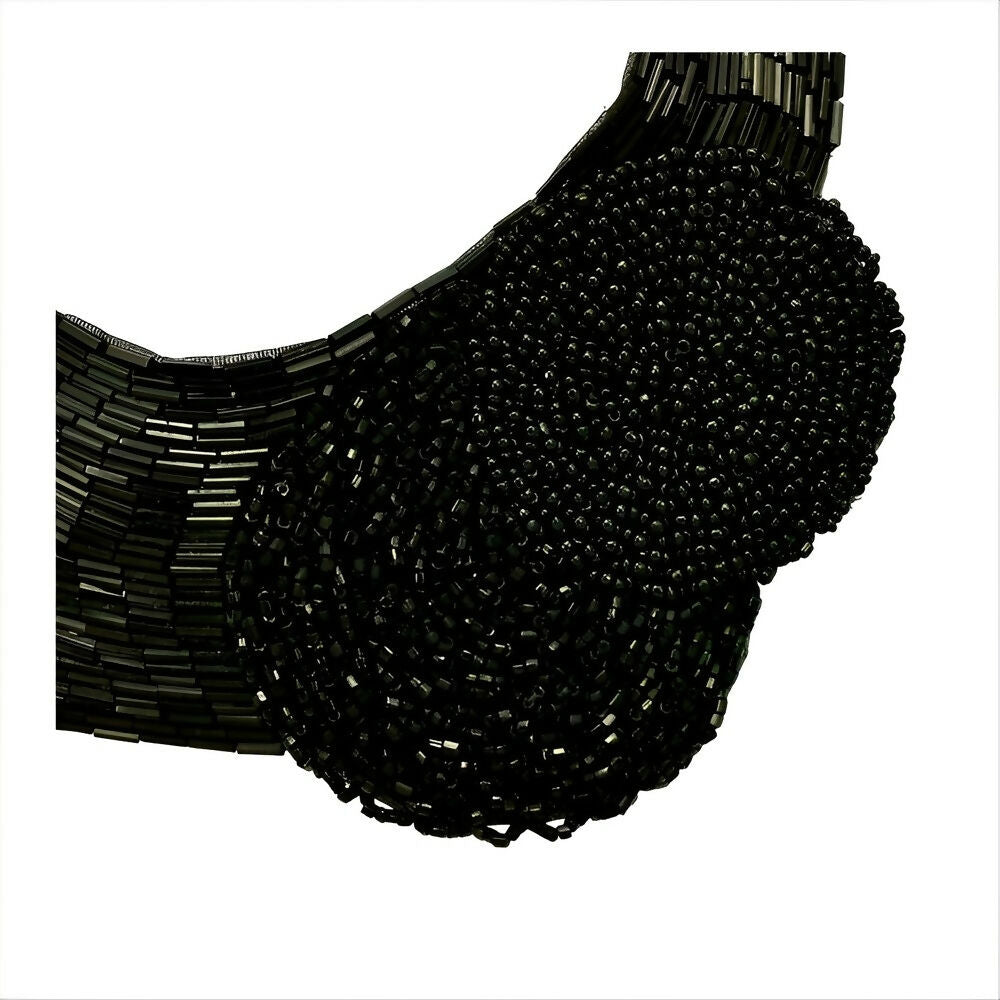 black-leather-and-black-beaded-collar-necklace-with-flower-detail-4p