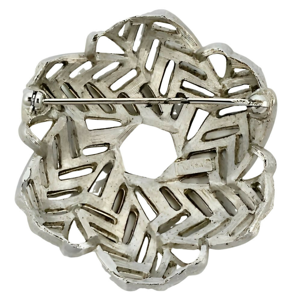 trifari-silver-plated-brushed-and-shiny-woven-brooch-circa-1960s-2z