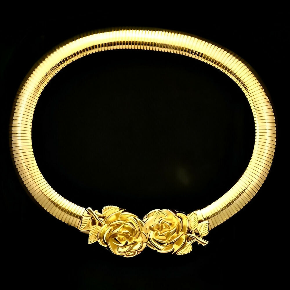 Gold-Plated-Omega-Collar-Necklace-with-Rose-Flowers-circa-1970s-6z