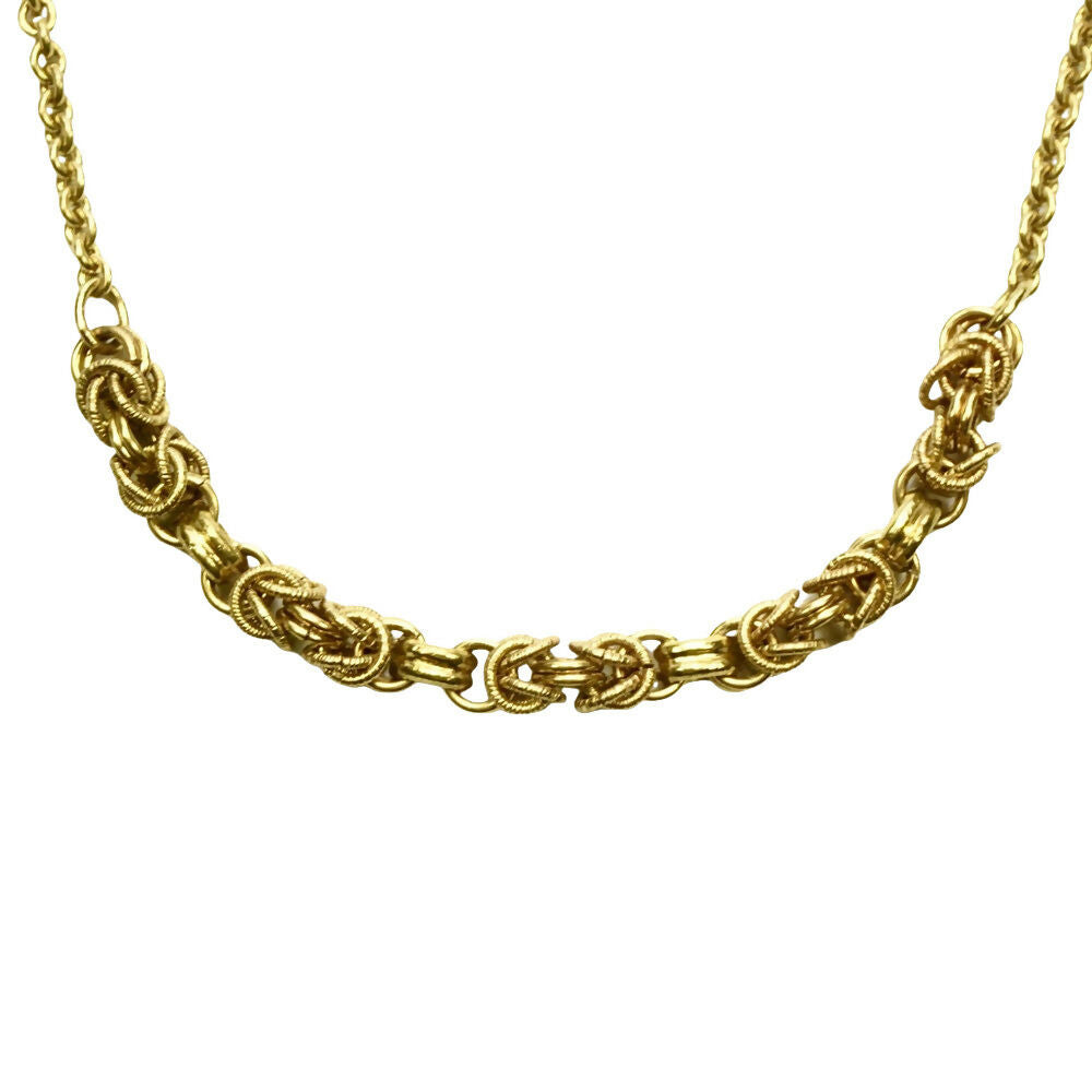 gold-tone-chain-necklace-with-interlocking-links-penadant-4p